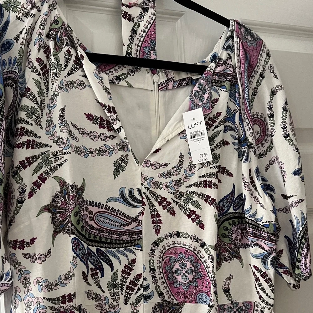 Loft Paisley Print Dress - Picture 4 of 5